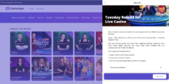 Tuesday Reload Bonus on Casino Days