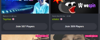 WeSpin Together at ComeOn