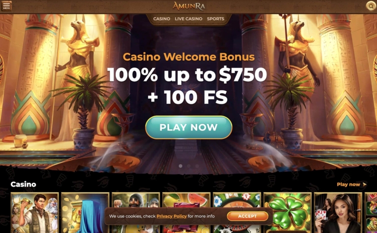 anmura casino welcome page