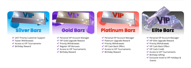 barz casino vip program