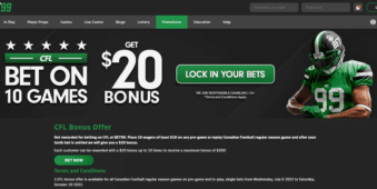 CFL Bonus Offer at Bet99