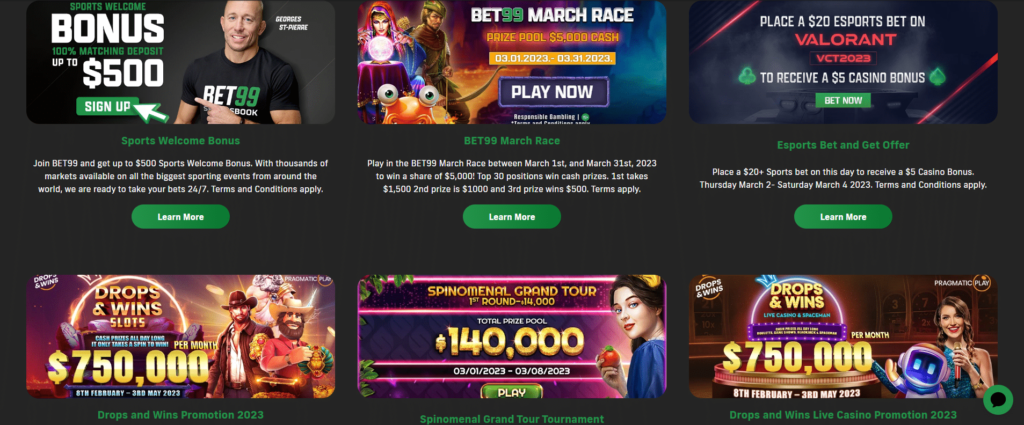 bet99 promotions