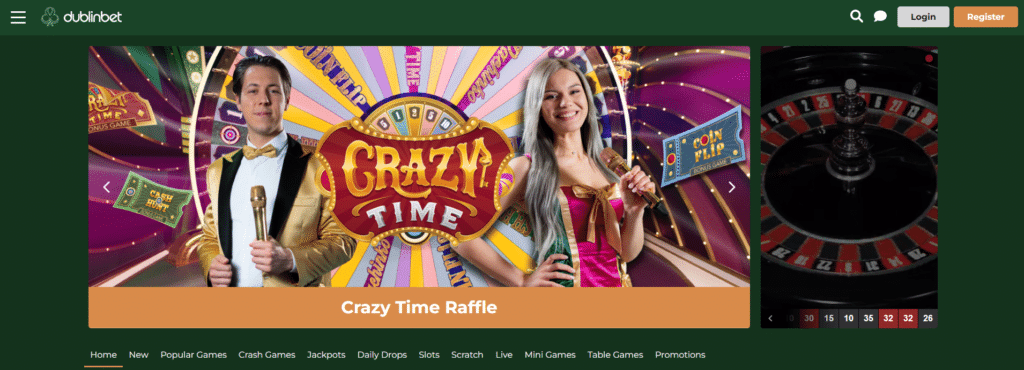 dublinbet casino homepage