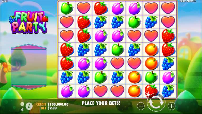 fruit party slot machine in-game