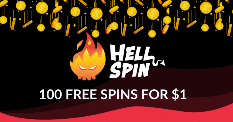 hellspin 100 free spins for 1 dollar