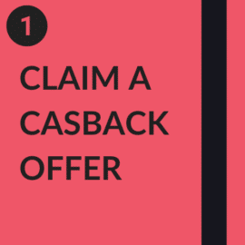 Click on a cashback offer