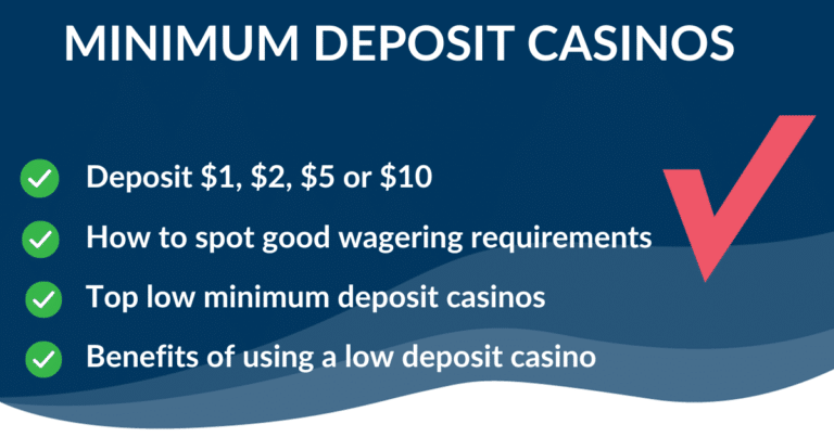 minimum deposit casinos canada