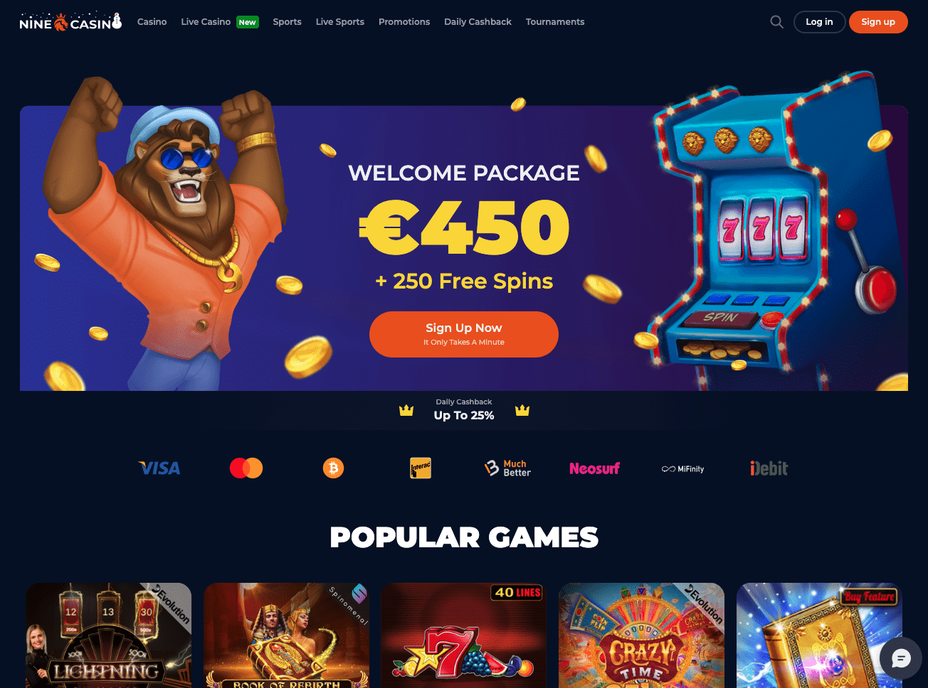 Nine Casino » Review With Exclusive Bonus and Free Spins