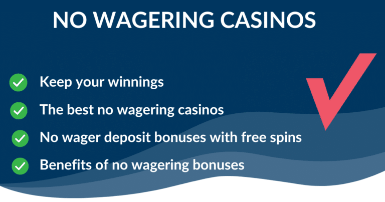 no wagering casinos canada