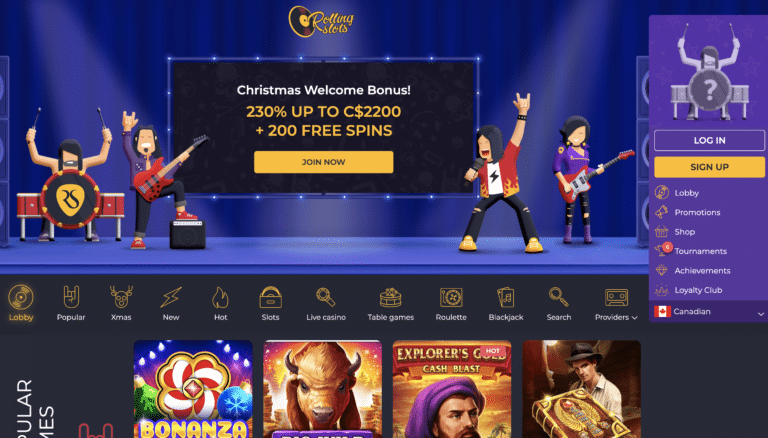 rolling-slots-casino-homepage