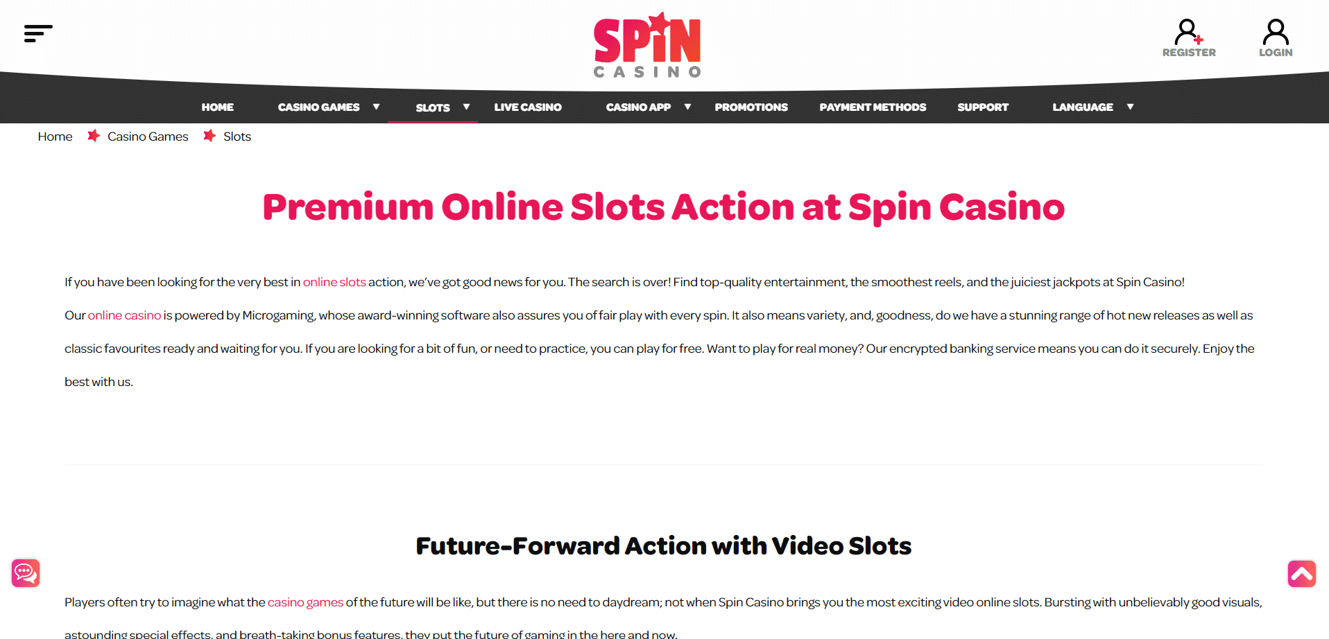 Spin Casino Canada » $1 for 70 Free Spins + $1000 Bonus